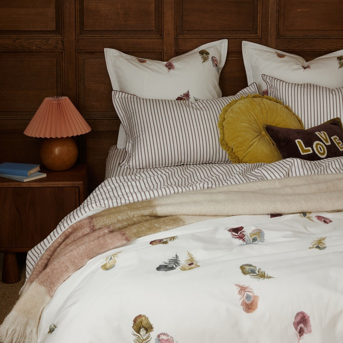Desforges Tweet Cotton Bed Linen