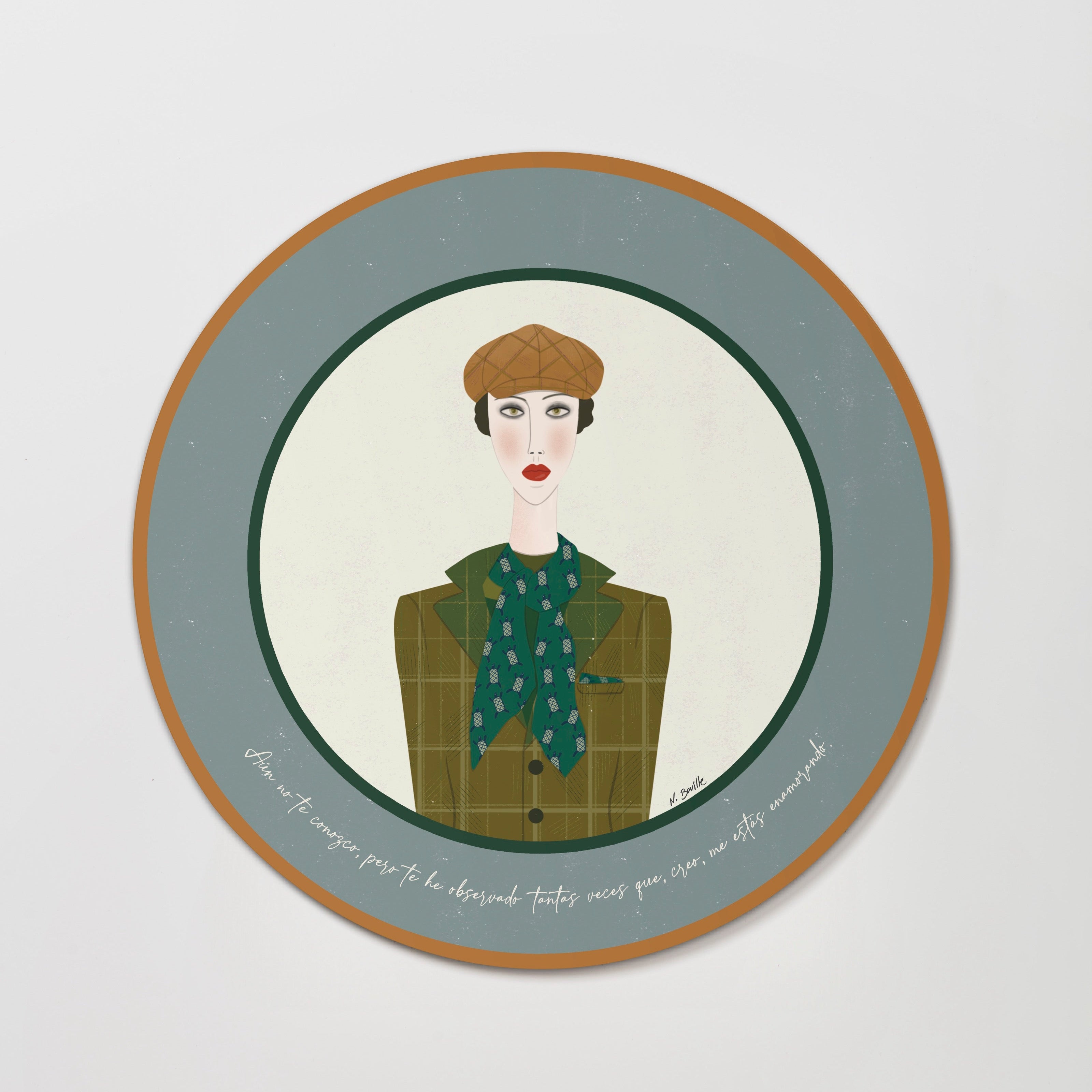 La Femme Decorative Lacquered Placemats