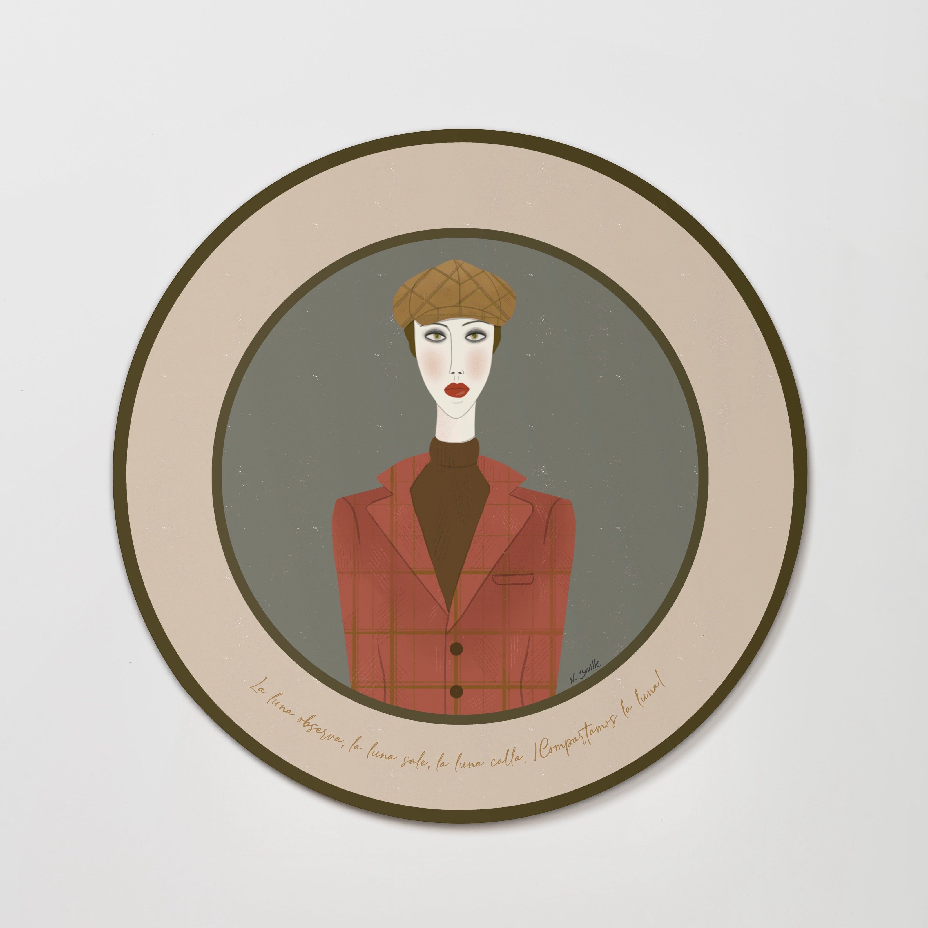 La Femme Decorative Lacquered Placemats