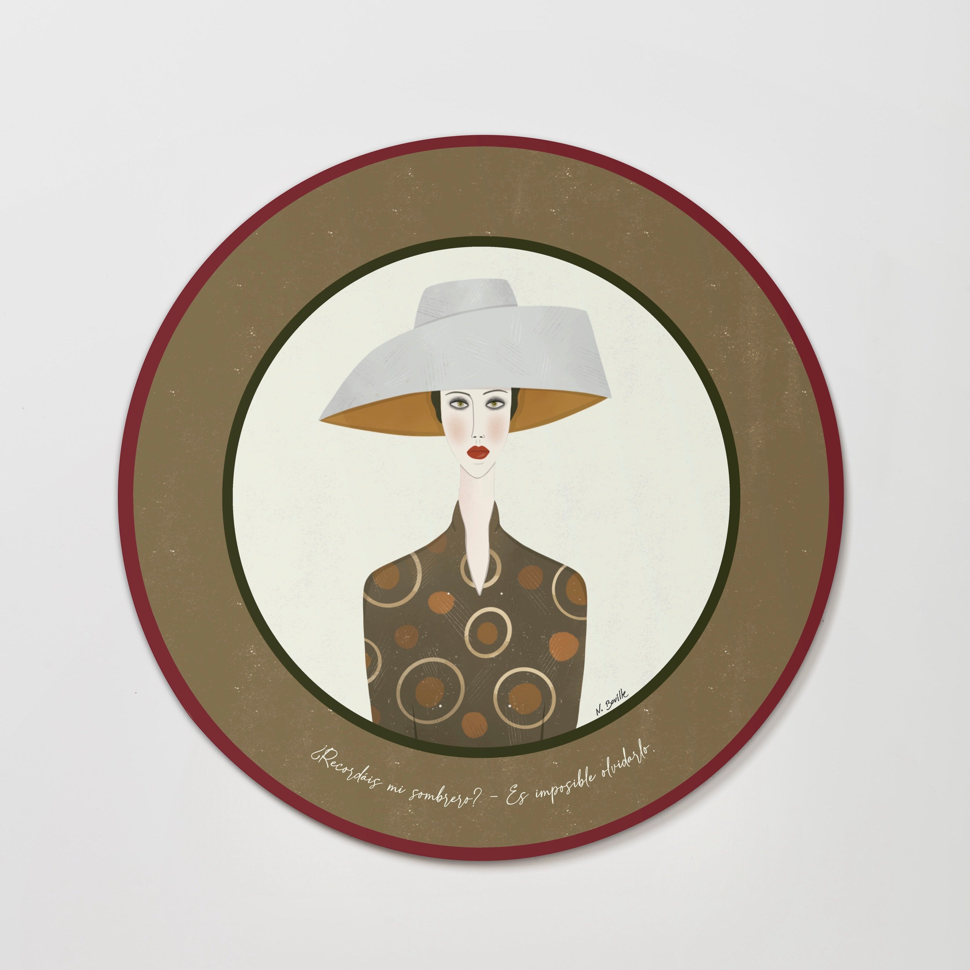 La Femme Decorative Lacquered Placemats