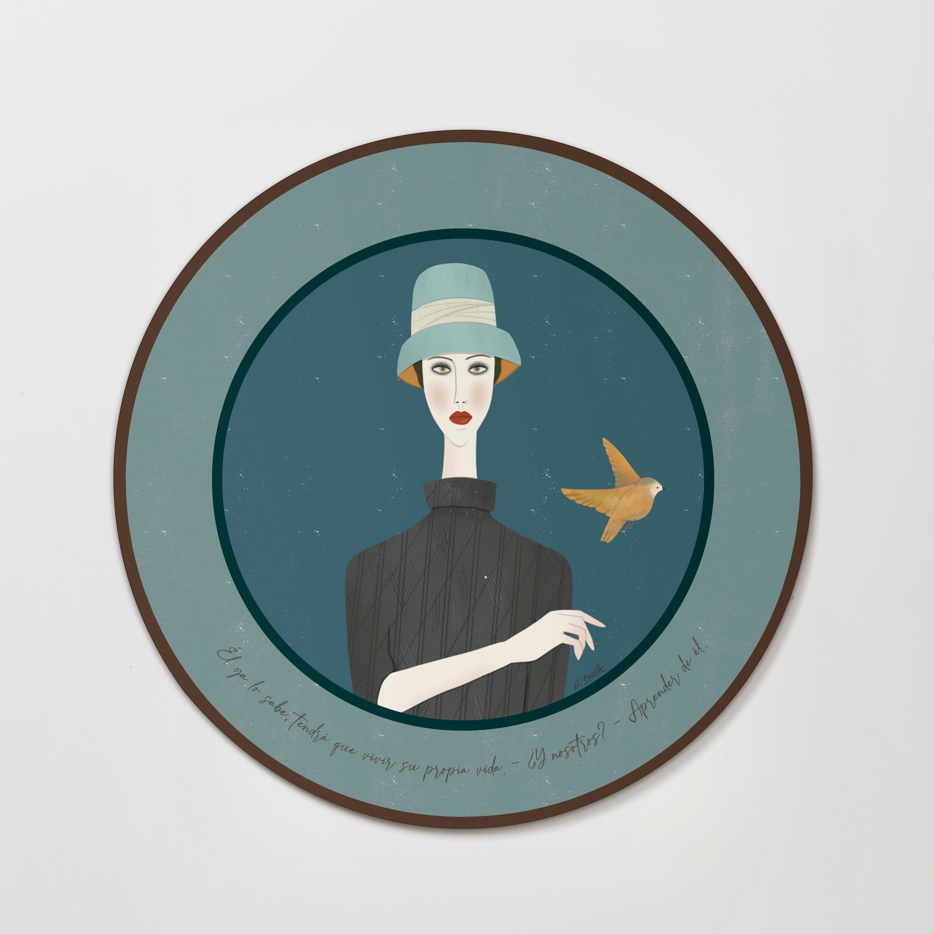 La Femme Decorative Lacquered Placemats
