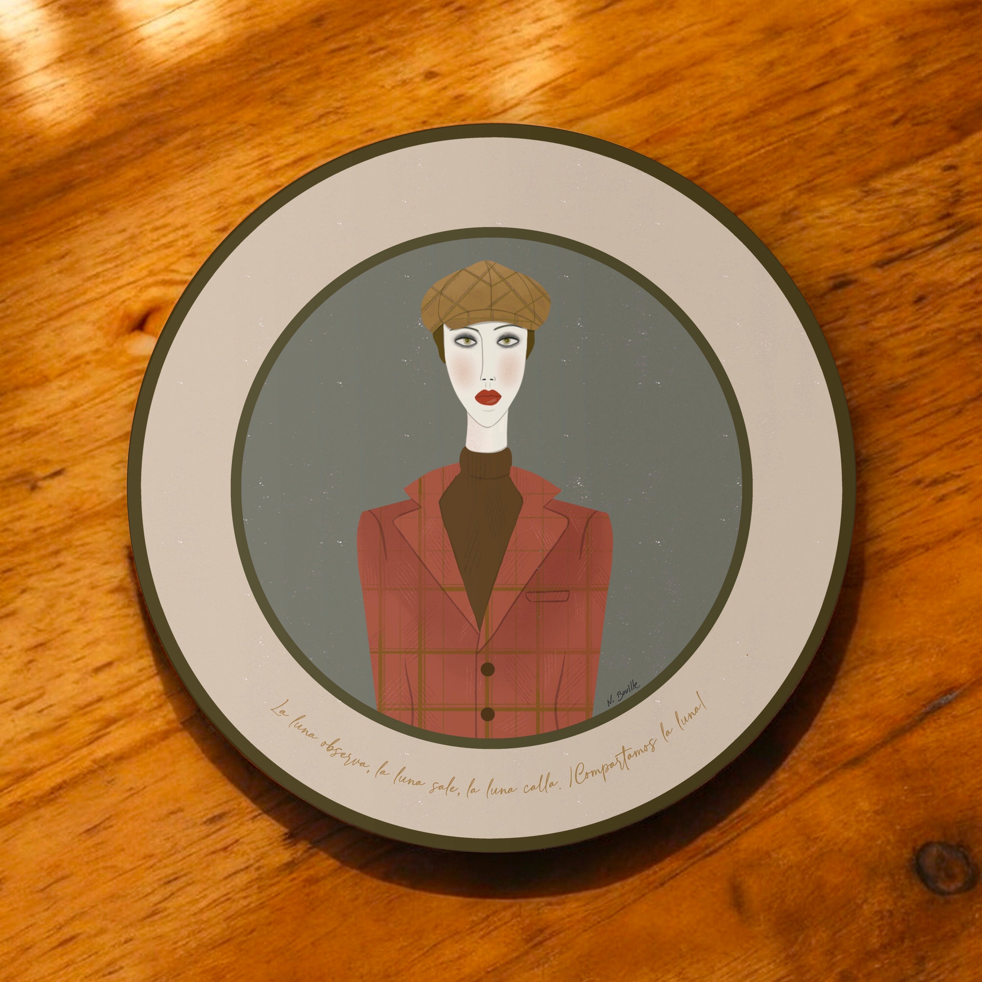 La Femme Decorative Lacquered Placemats
