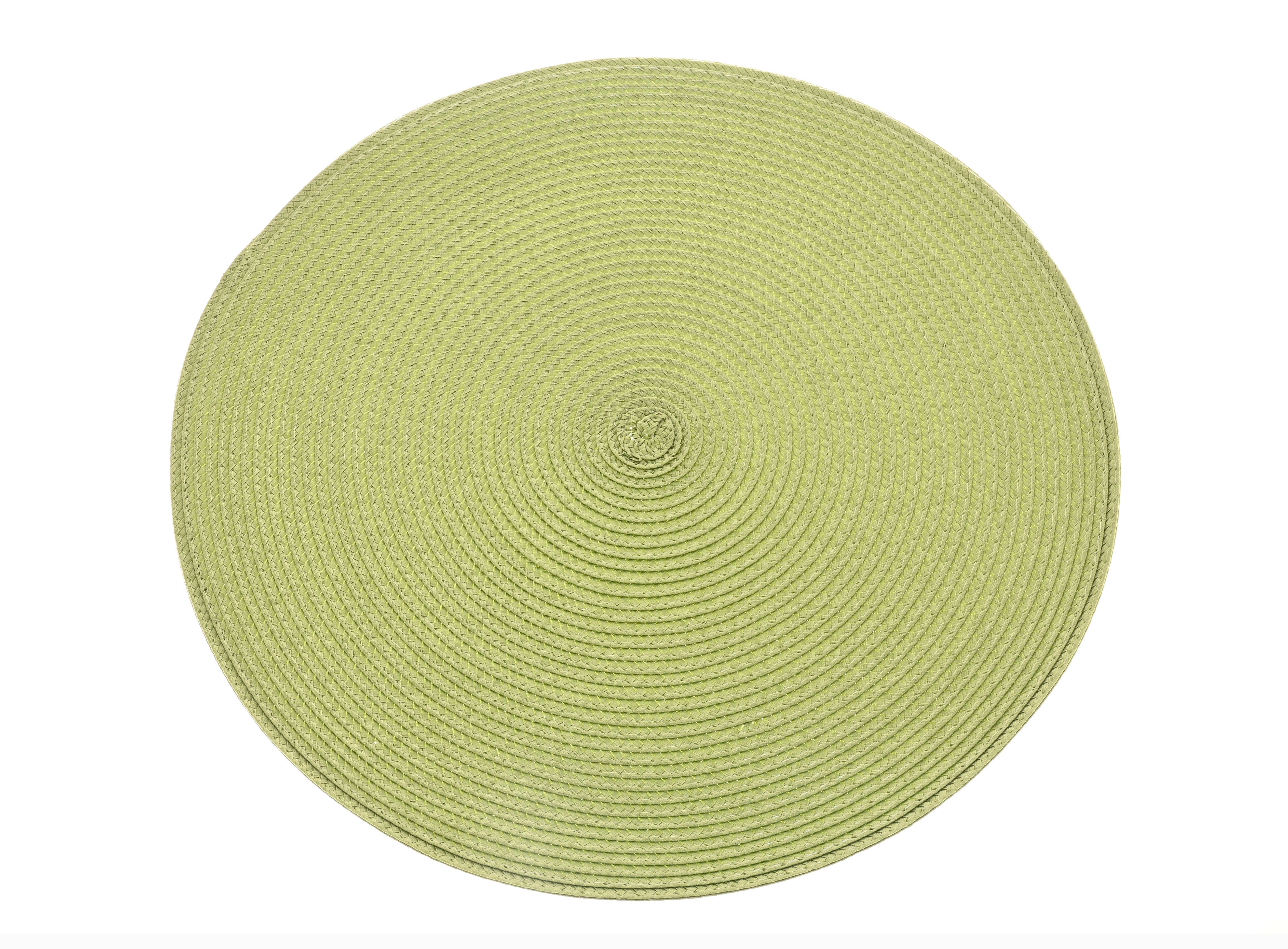 Manteles individuales redondos tejidos