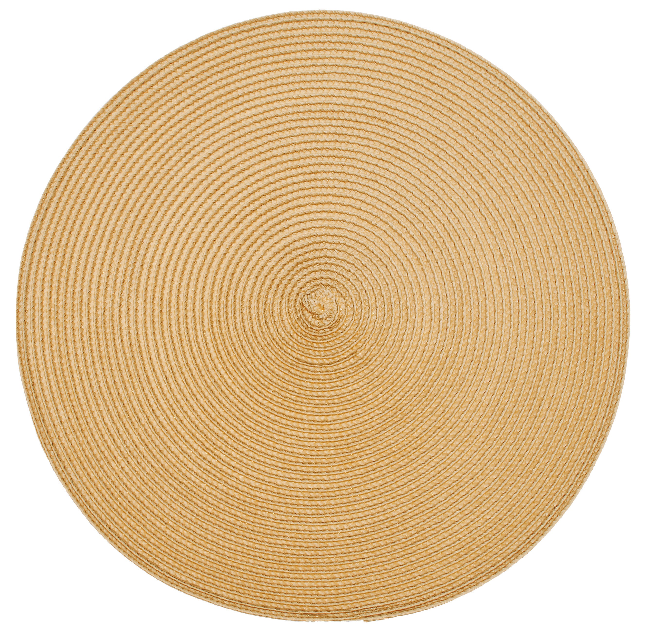 Manteles individuales redondos tejidos