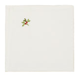 Embroidered 'Holly Berry' Christmas Table Collection