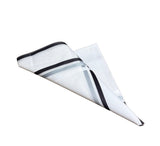 Lehner Men's Swiss Cotton Handkerchief - Multi-Grey Striped Border