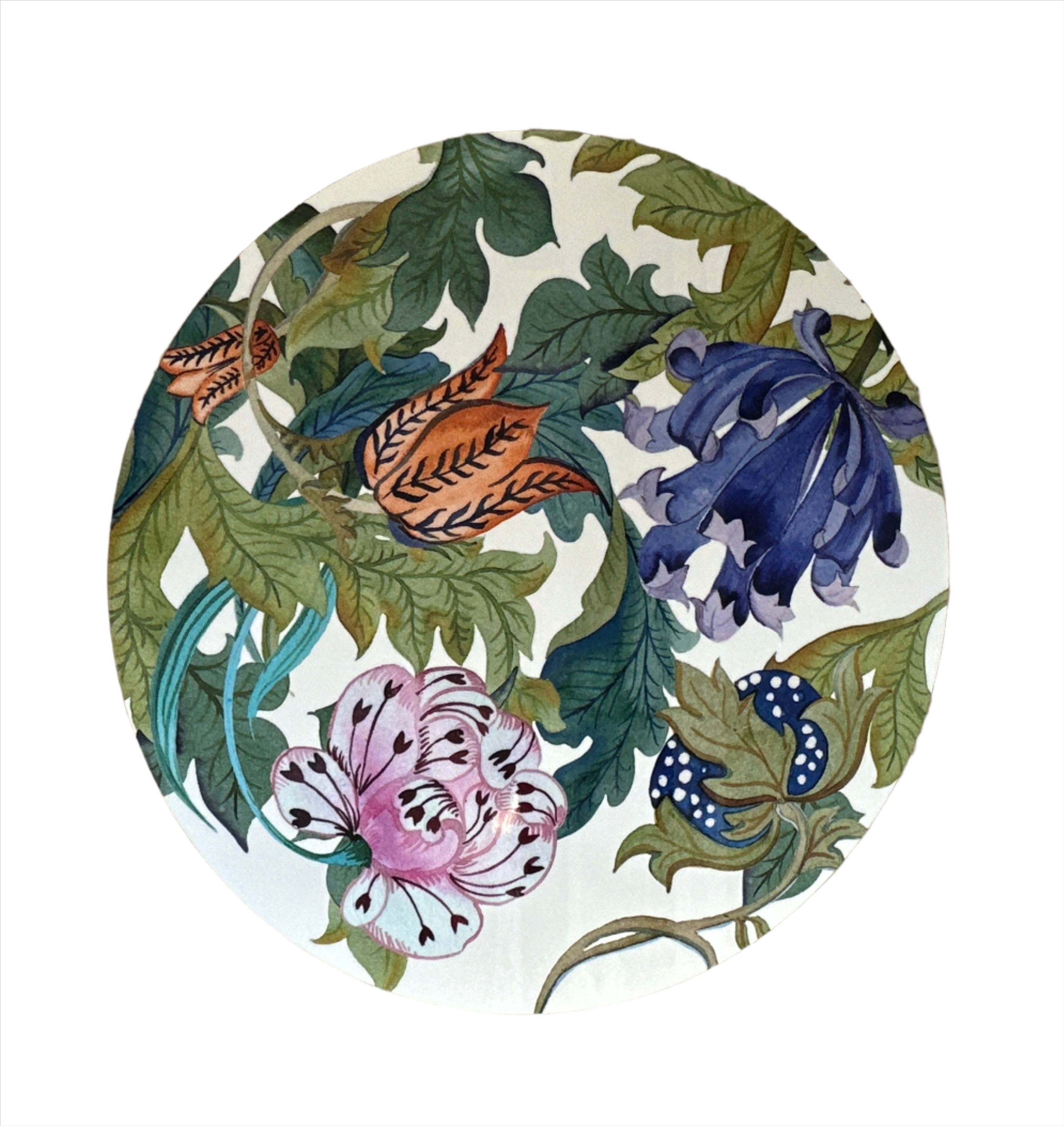 Floral Round Placemat & Coasters