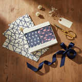 Men's Cotton Handkerchiefs - Owl & Flamingo Box of 2