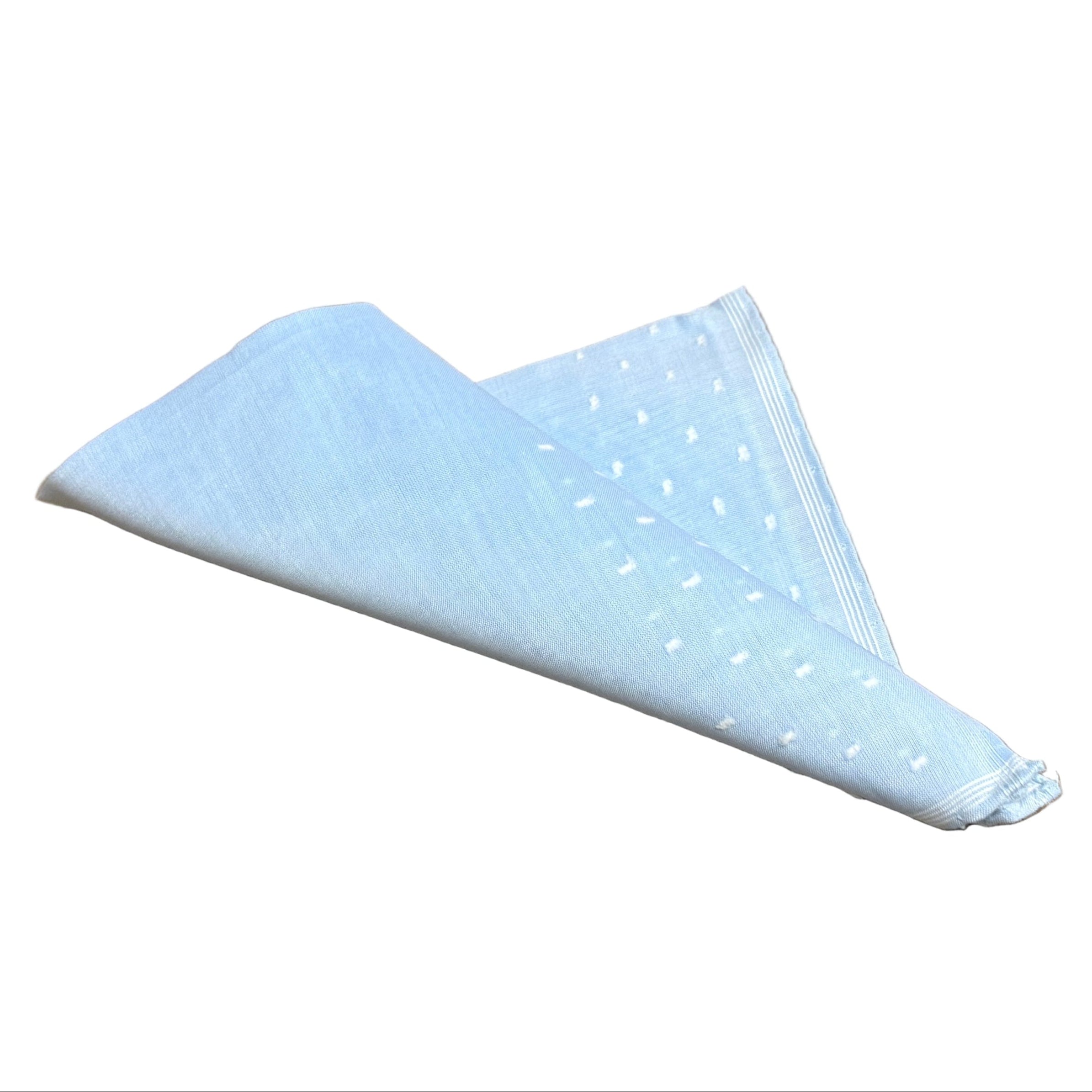 Lehner Ladies Hand-Rolled Swiss Cotton Handkerchiefs Spots Border