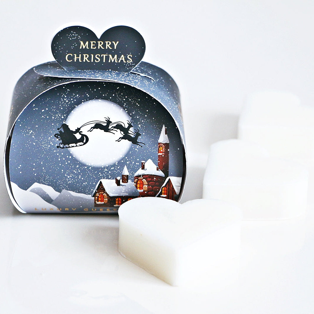 Christmas Tidings Gift Set of Heart Shaped Soaps