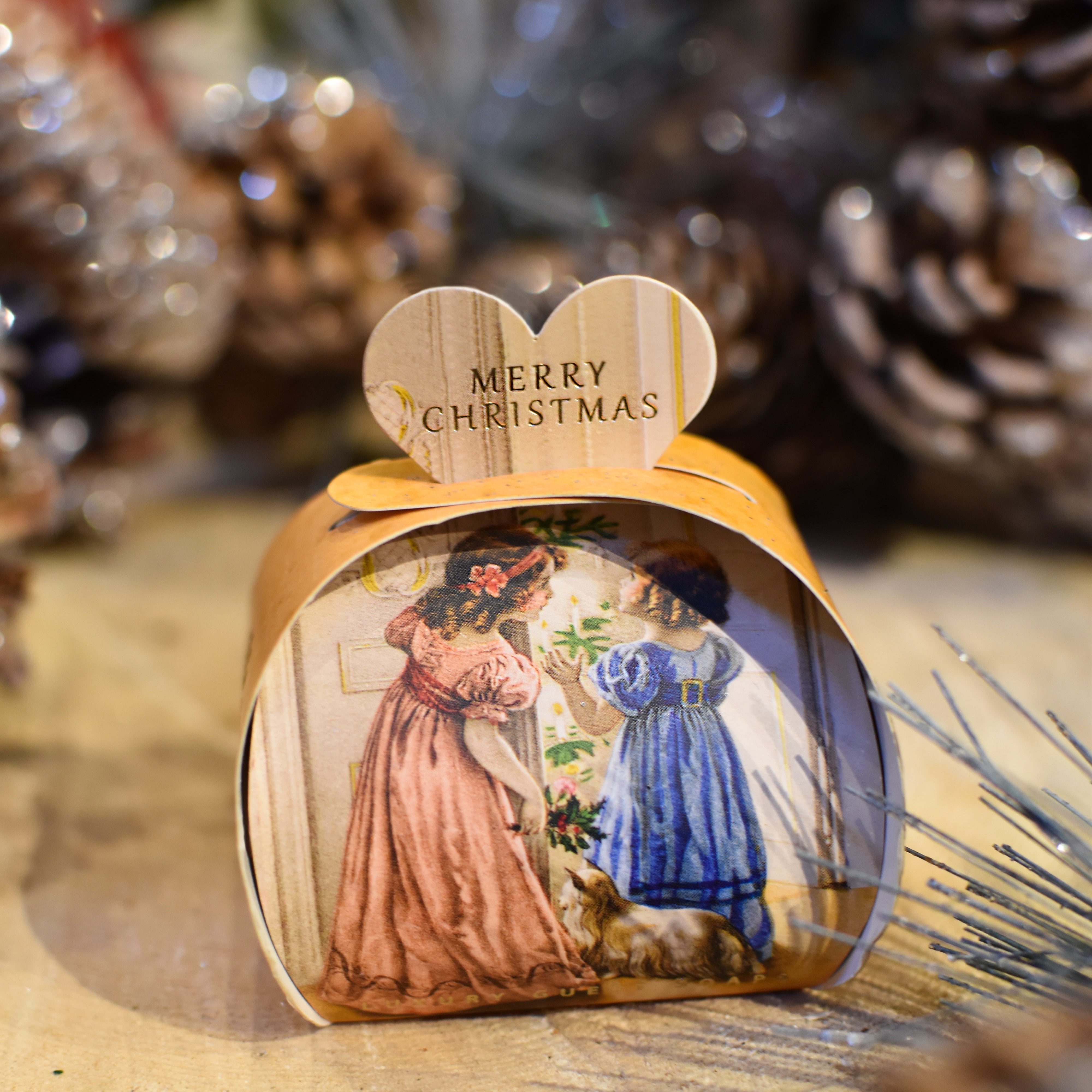 Christmas Tidings Gift Set of Heart Shaped Soaps