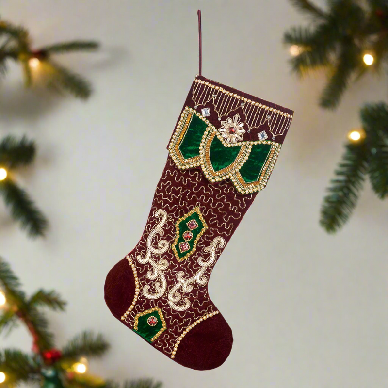 Fabric Christmas Stockings