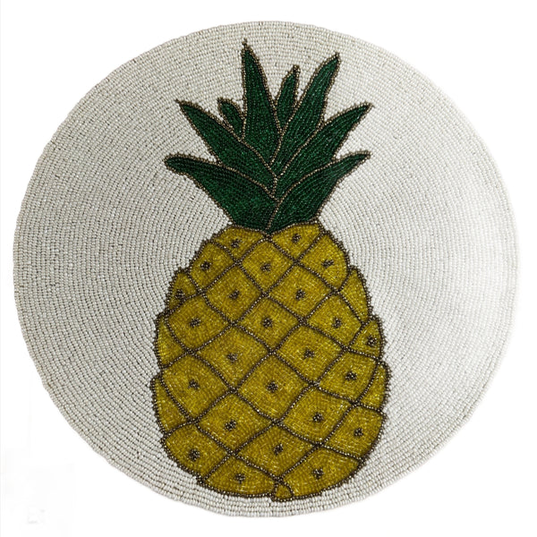 'Pineapple' Glass Beaded Placemat