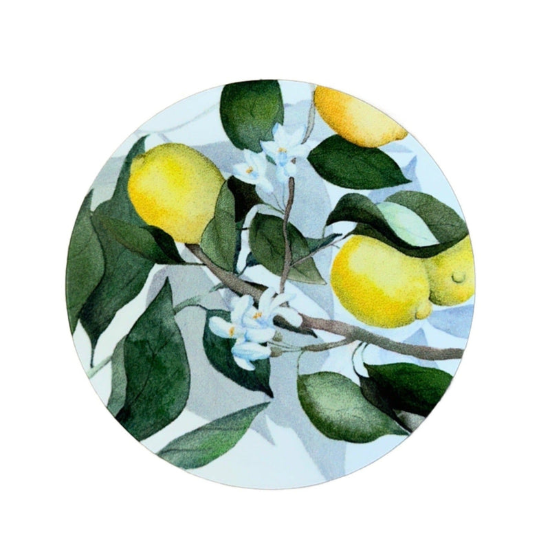 'Citrus' Round Placemat & Coasters