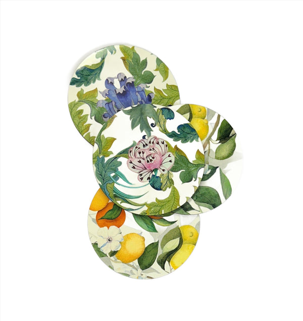 'Floral' Round Coaster Collection