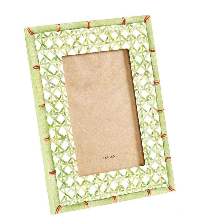 Trellis Lacquer Photo Frames