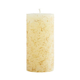 Gold 'Marbled' Pillar Candle