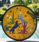 Ortigia Round Tray Jungle Sahara