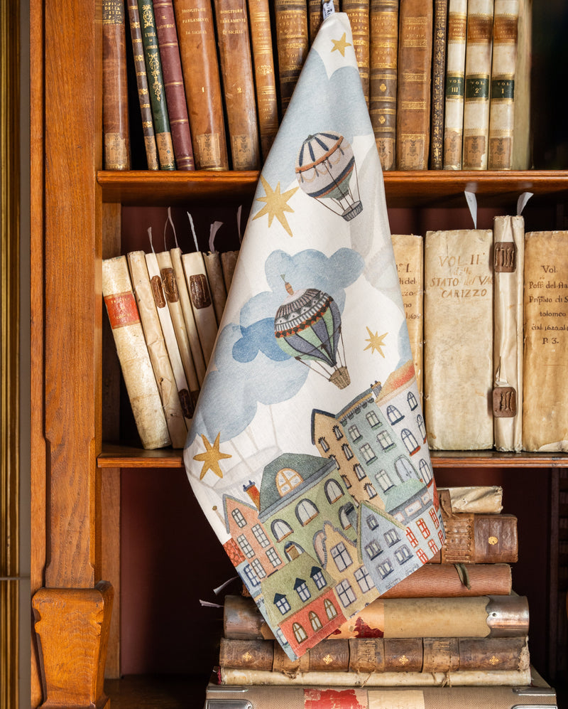 Montgolfiere Linen Tea Towels