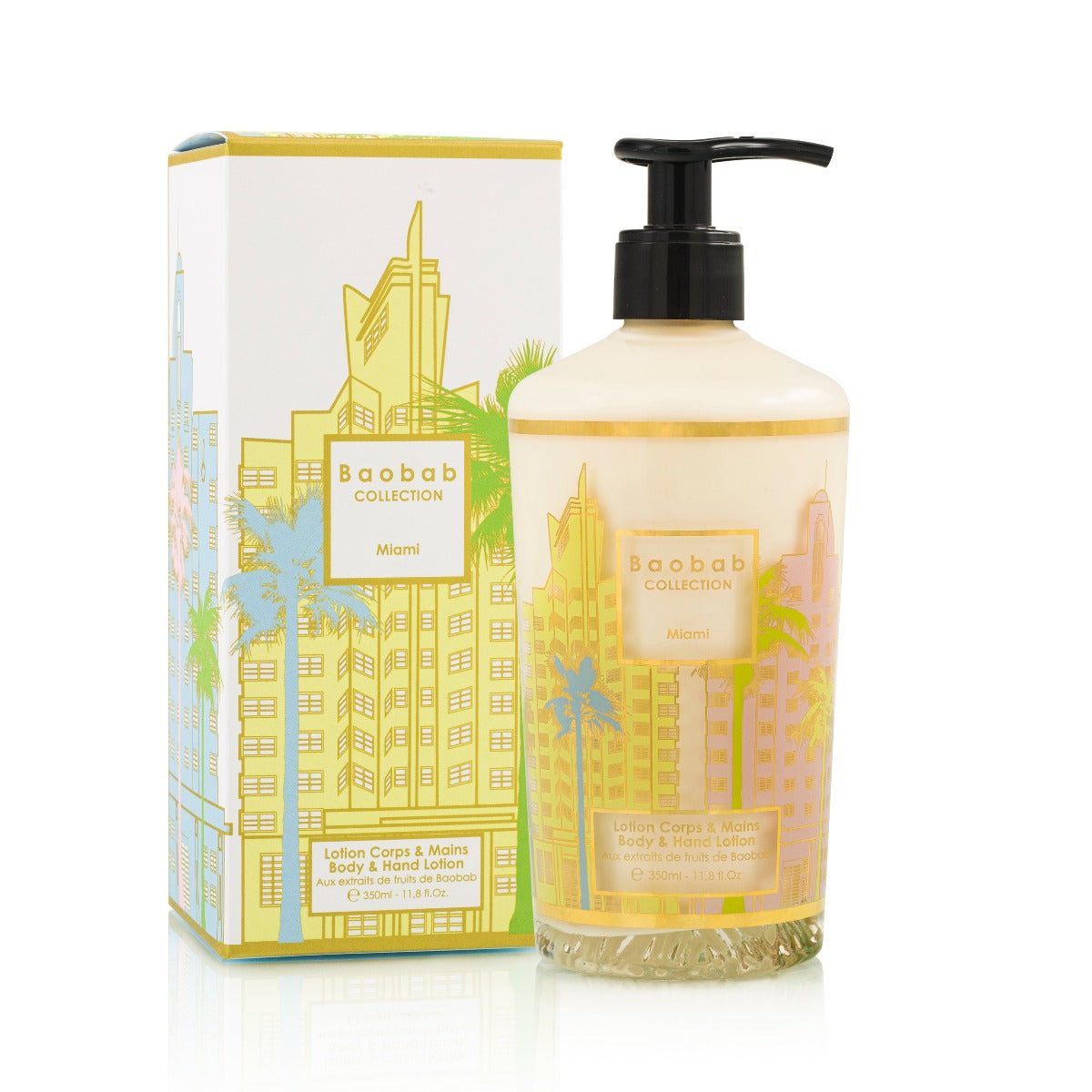 Lociones para el cuerpo y las manos a base de baobab