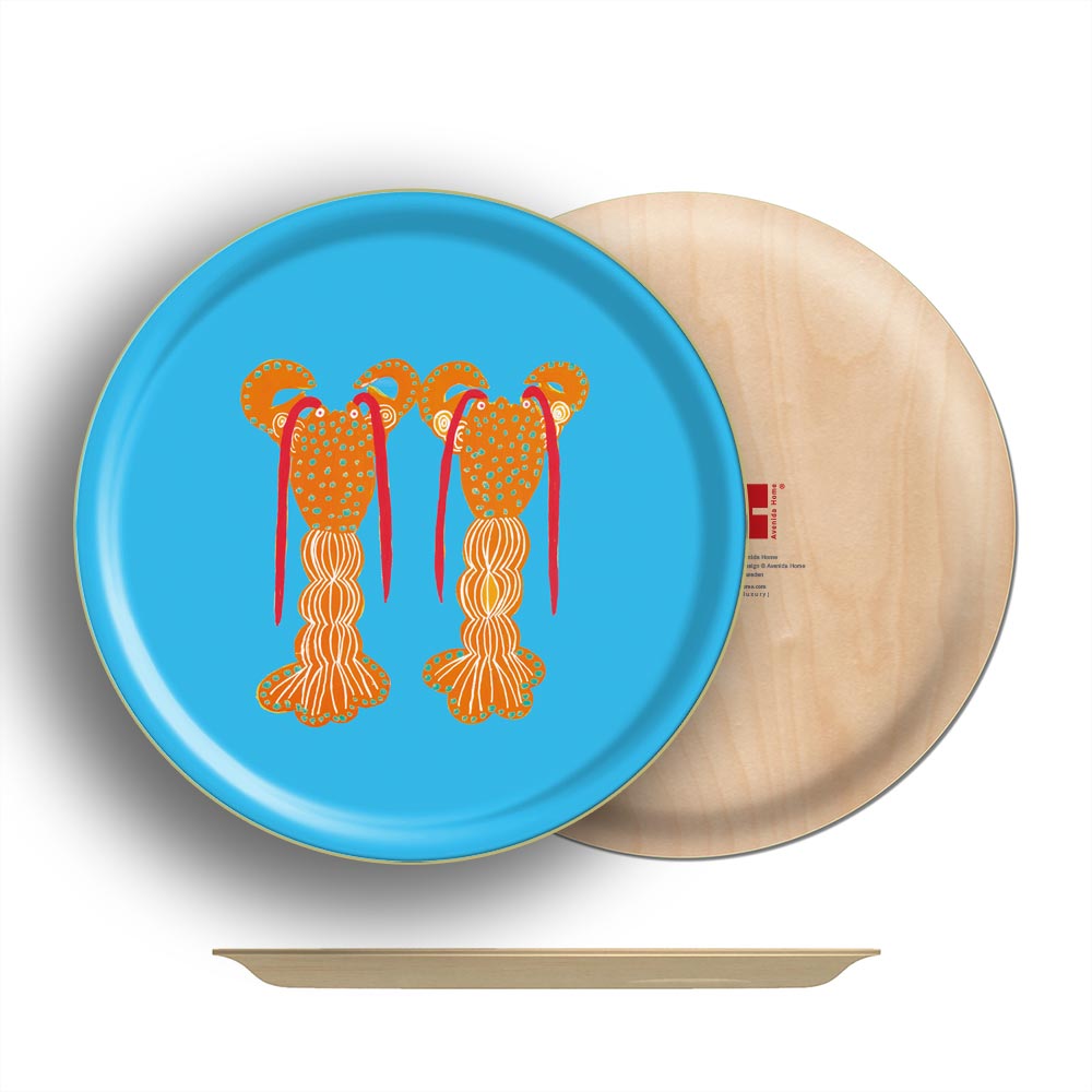 Two Lobsters Birchwood Trays