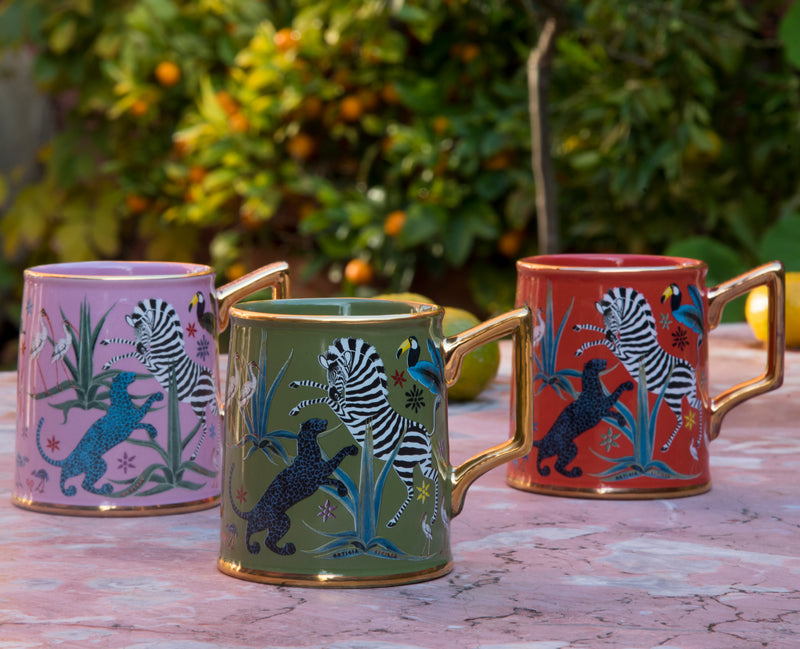 Colección de tazas de cerámica Ortigia 'Tazza'