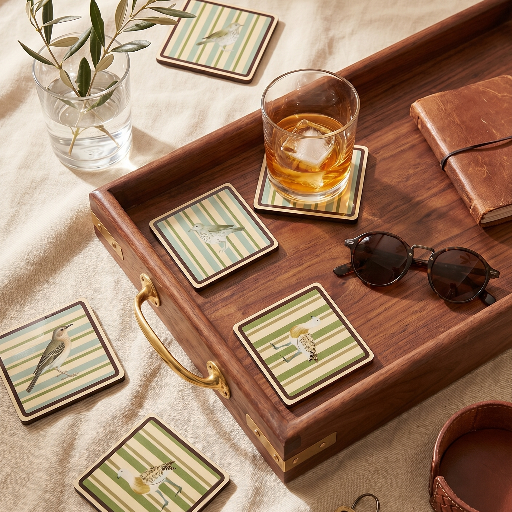 Bird Design Coasters