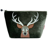 'Stag' Velvet Purse