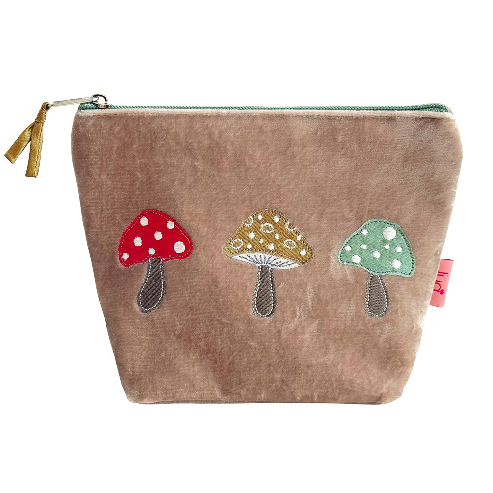 Mushroom Velvet Purses