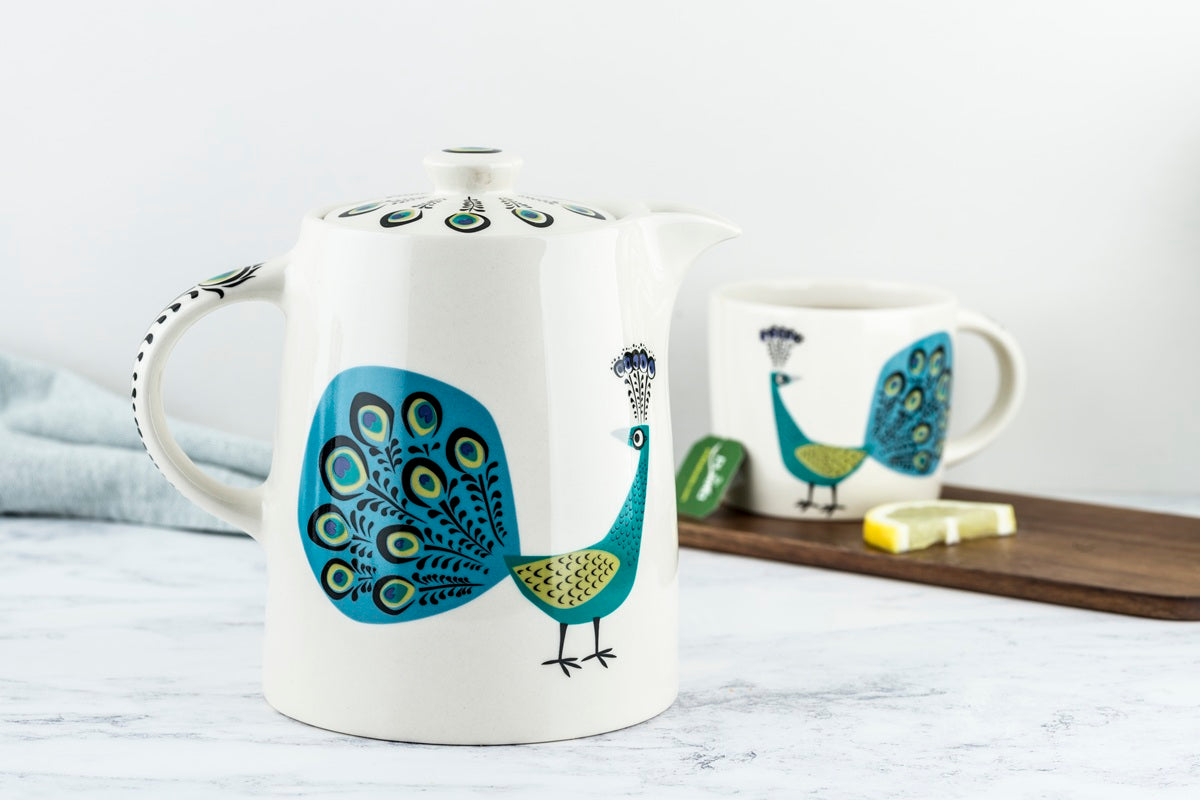 Peacock Design Ceramic Tableware Collection