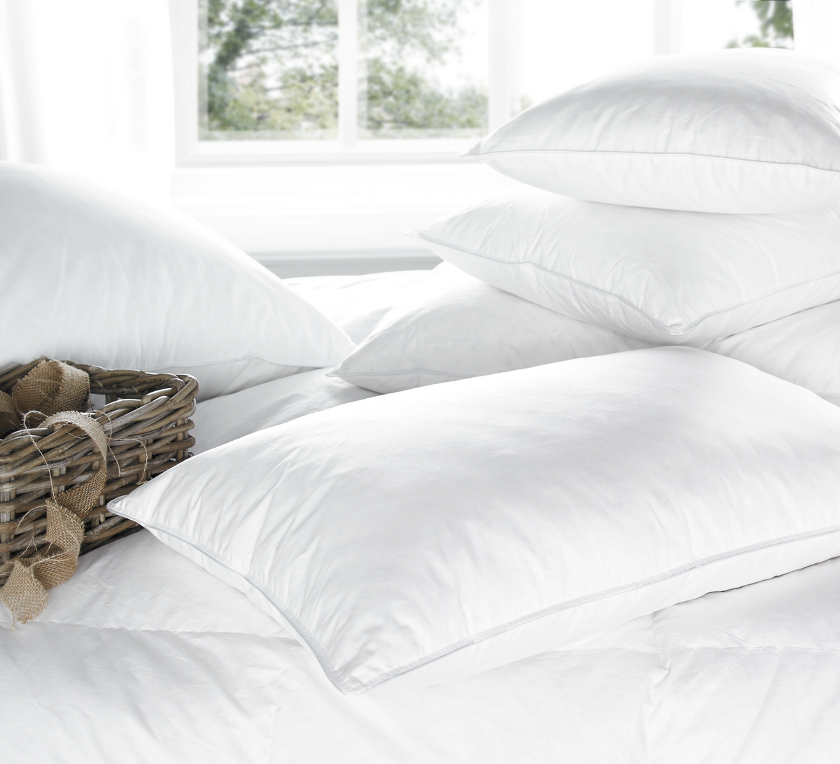 Siberian Goose Down Duvet & Pillow Bundle | Woods Linens