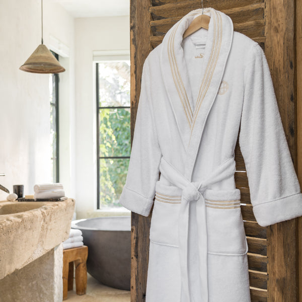 'Tre Righe' Bath Robe Collection by Pratesi