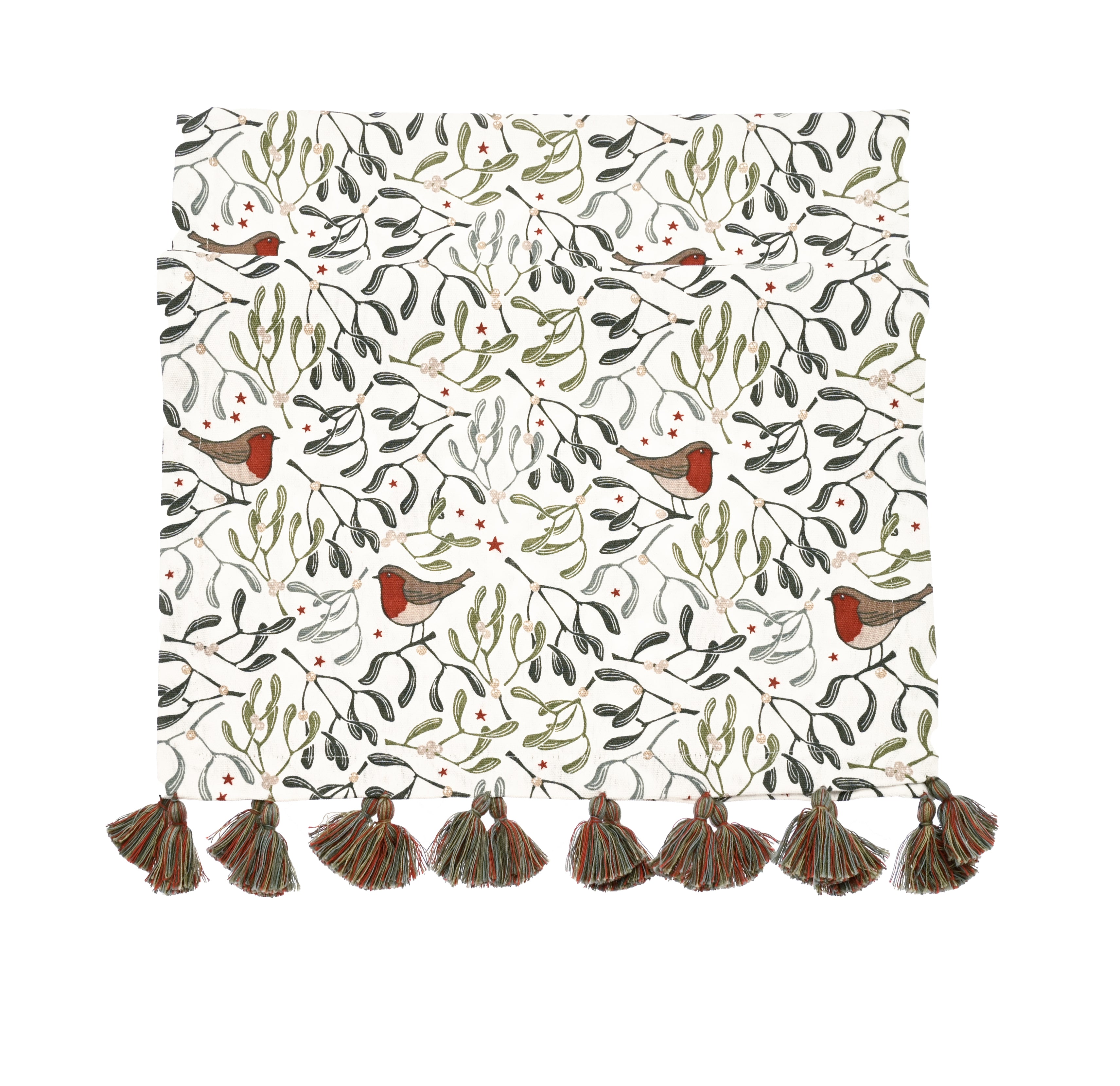 Robin & Mistletoe Cotton Table Linen