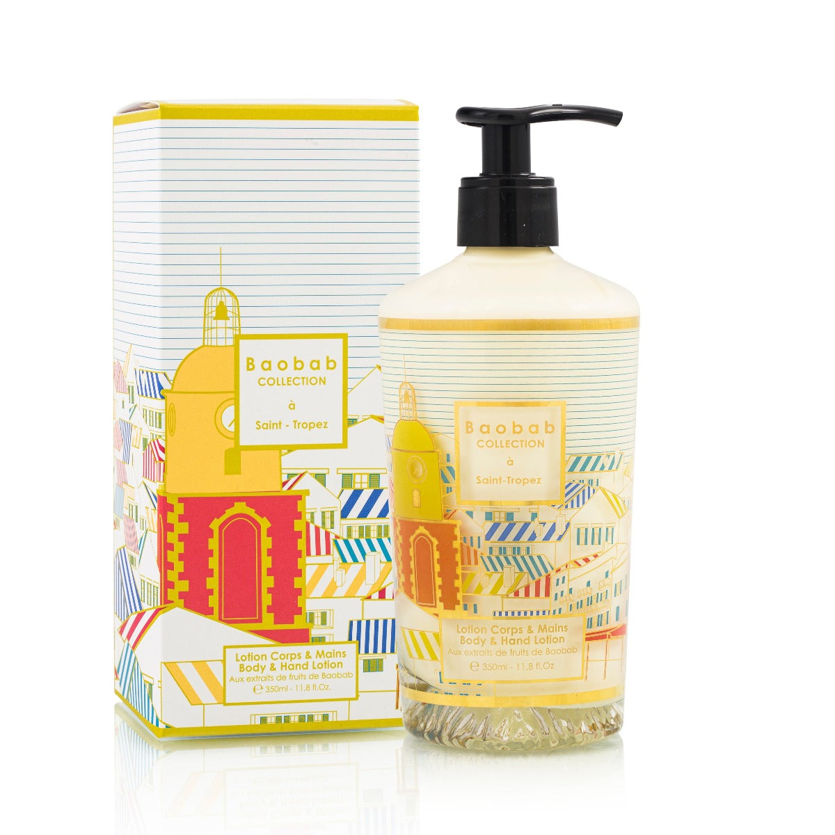 Lociones para el cuerpo y las manos a base de baobab