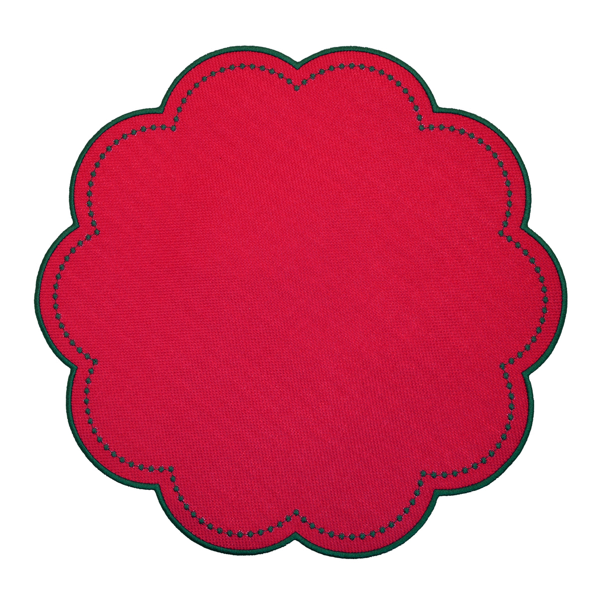 Scalloped Woven Placemats & Coasters