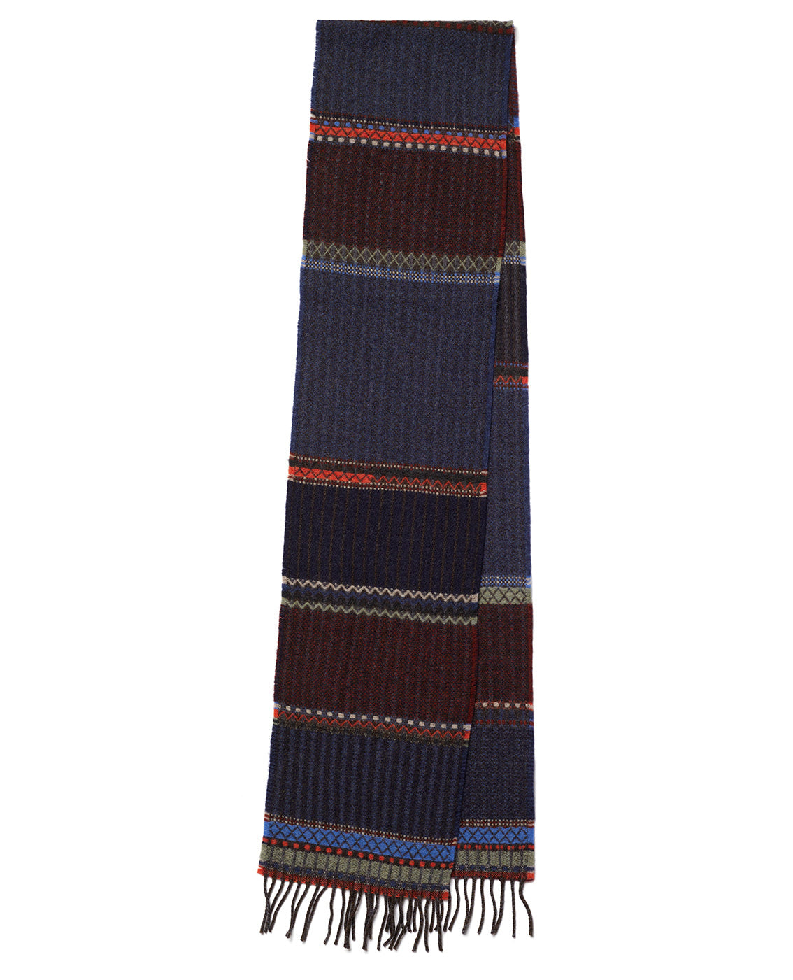 Cassia Blue 100% Merino Lambswool Scarf