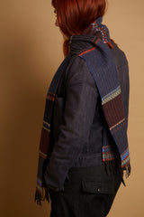 Cassia Blue 100% Merino Lambswool Scarf