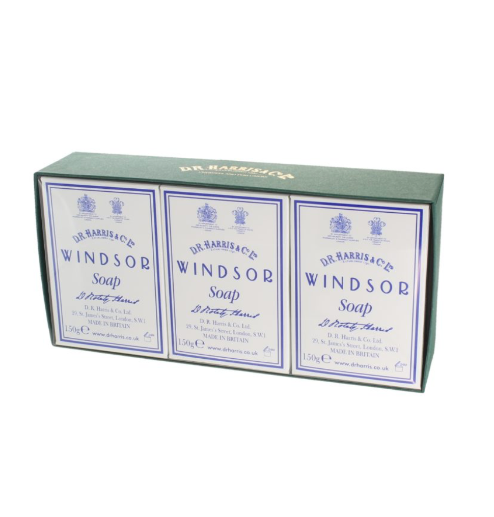 Windsor Bath Soap - Box of 3 x (150g) - D.R. Harris