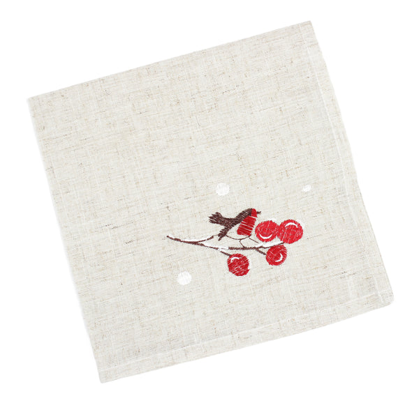 Snowman Robin Festive Table Linens