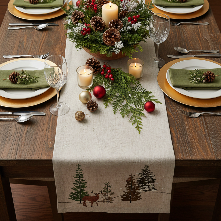 Spellwood Forest Festive Table Linens