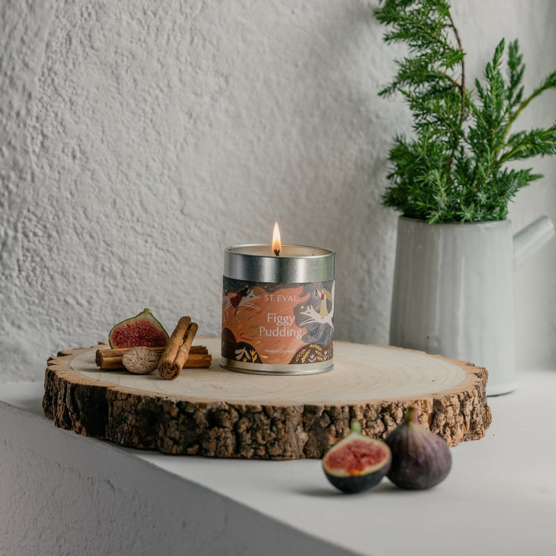 'Christmas' Candle in Decorative Tin