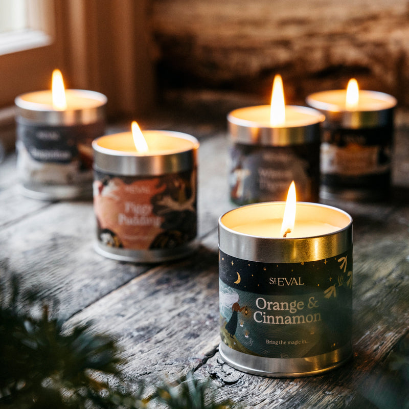 Christmas Scented Tin Candles