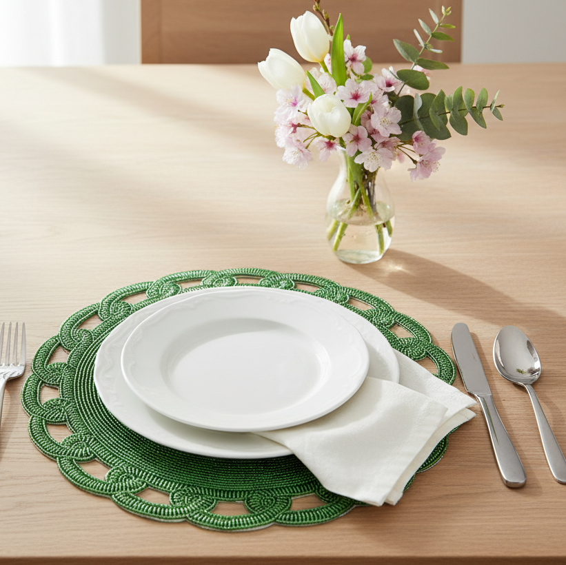 Beaded Placemat