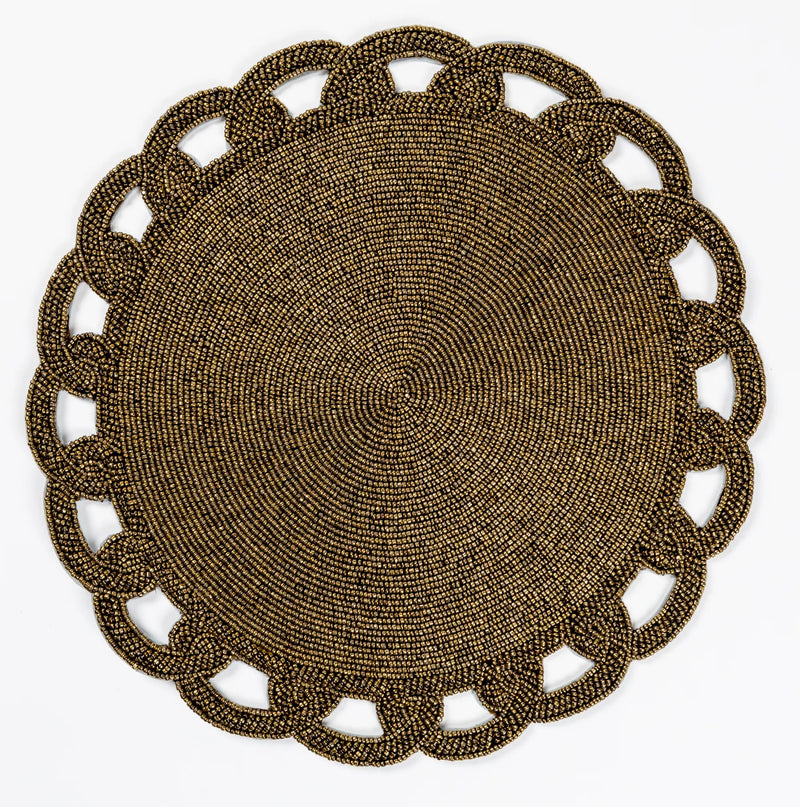 Festive Beaded Placemat