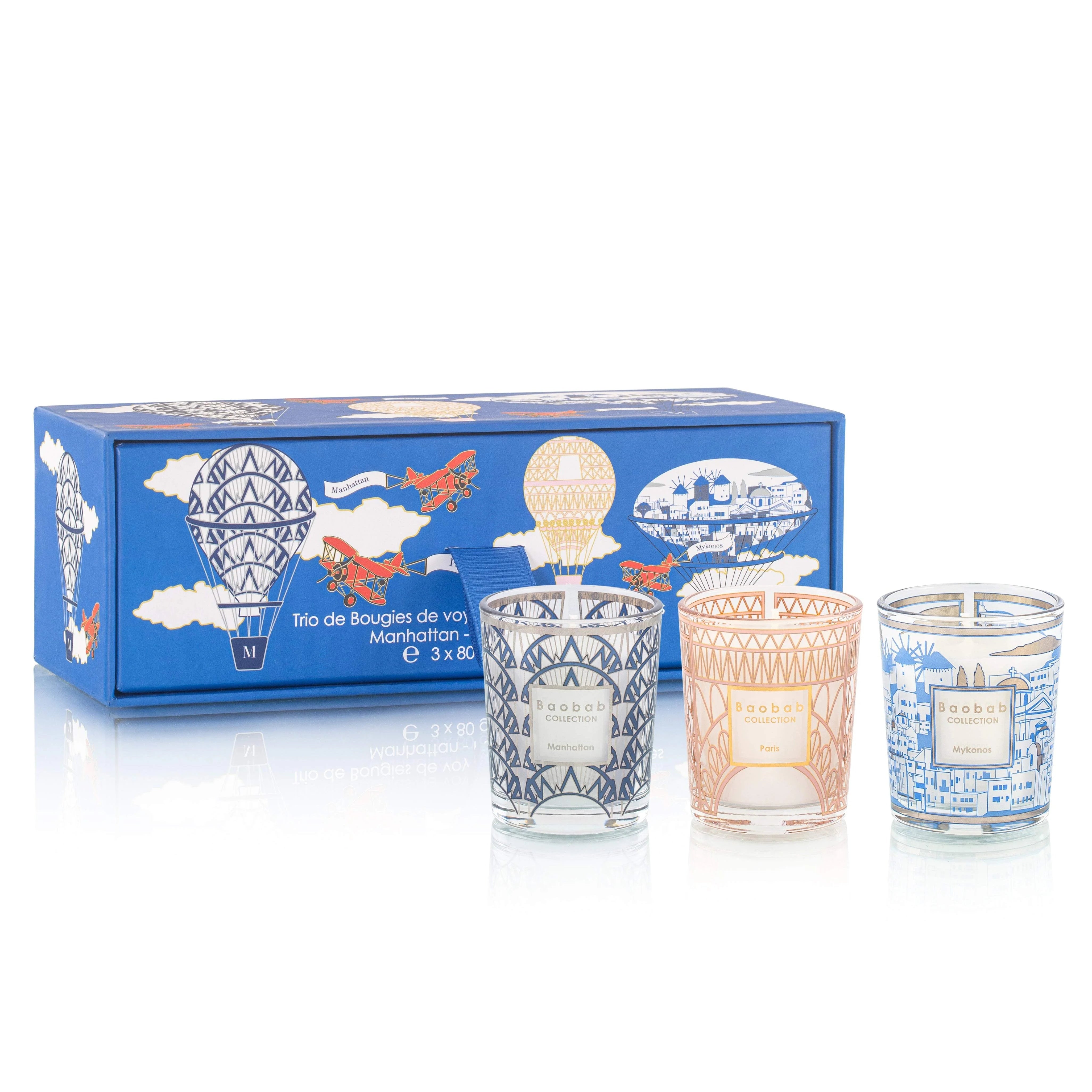 Baobab Travel Candle Trio