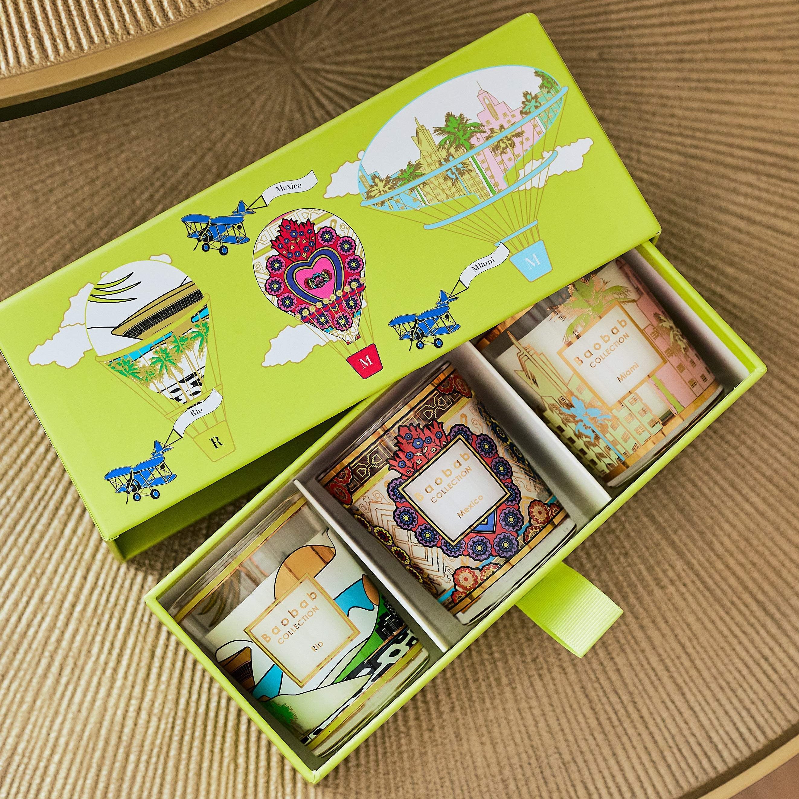 Baobab Travel Candle Trio