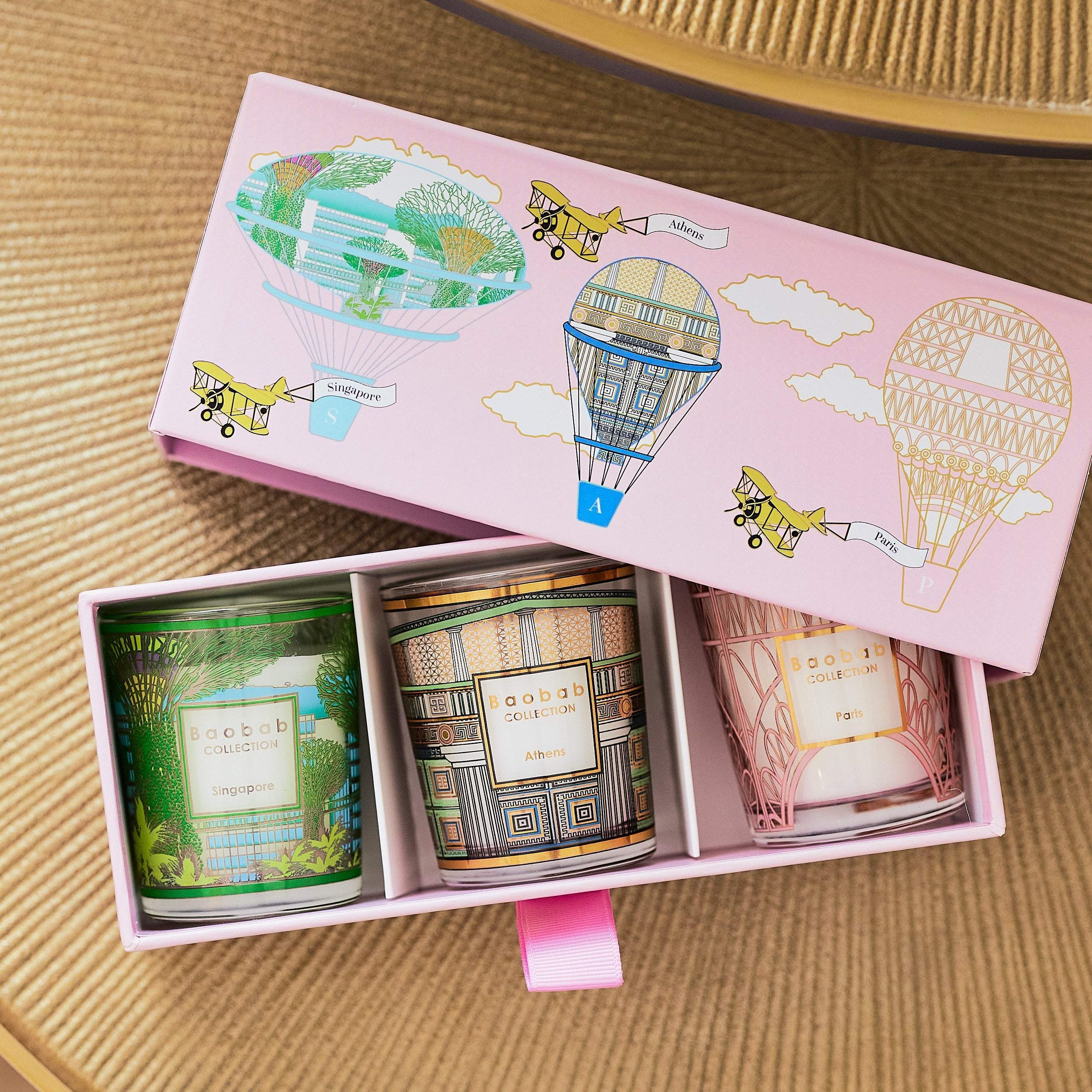 Baobab Travel Candle Trio
