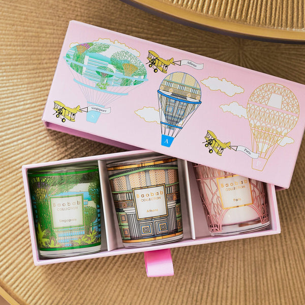 Baobab Travel Candle Trio