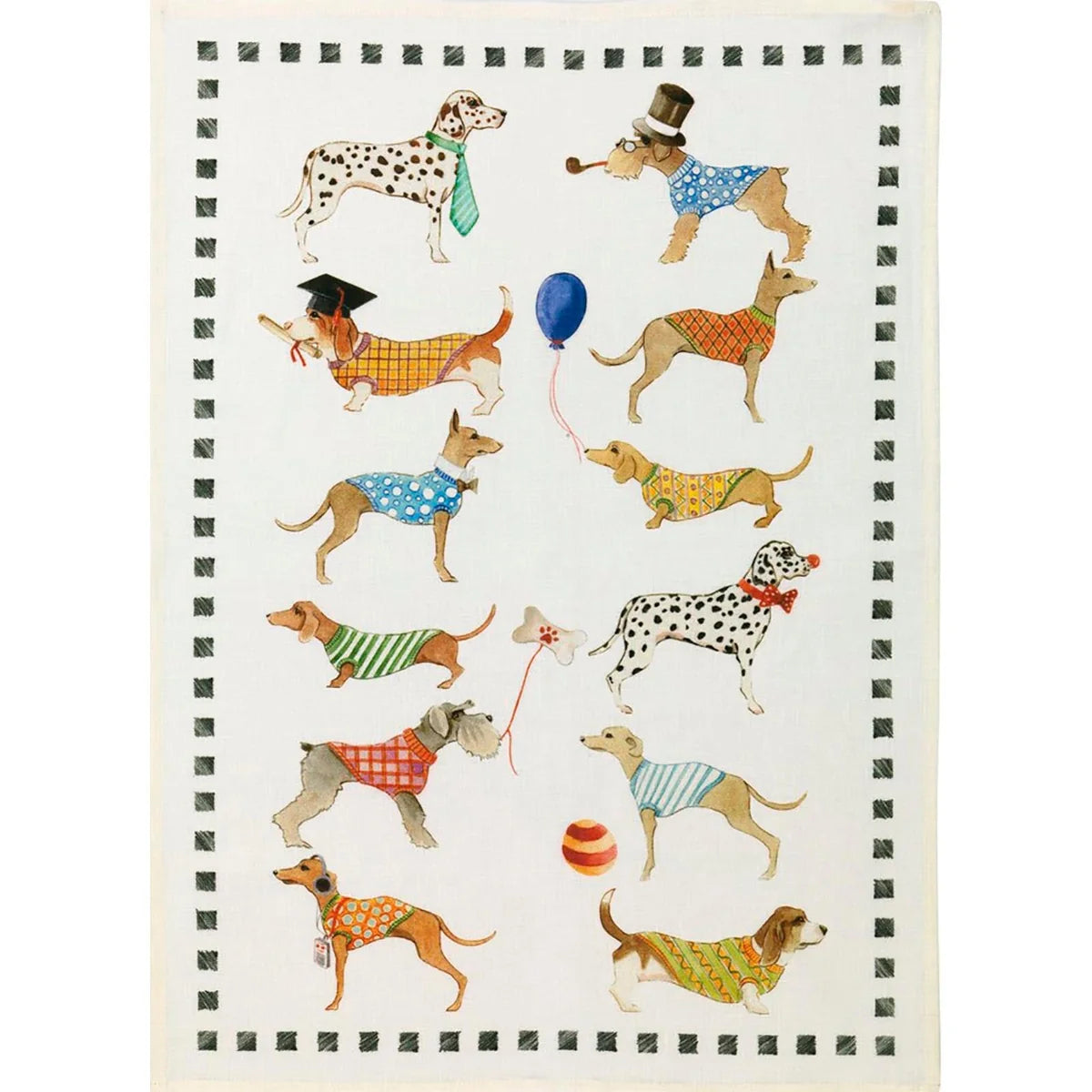 Best Friends Linen Tea Towel