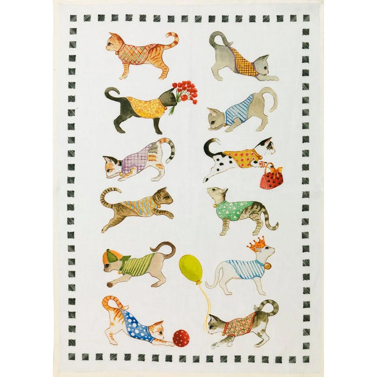 Best Friends Linen Tea Towel